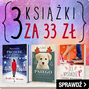 3 książki za 33 złote w TaniaKsiazka.pl