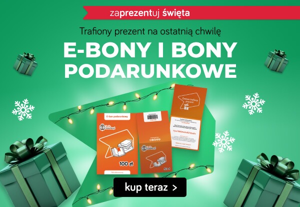 Bony podarunkowe TaniaKsiazka.pl - zawsze trafiony prezent