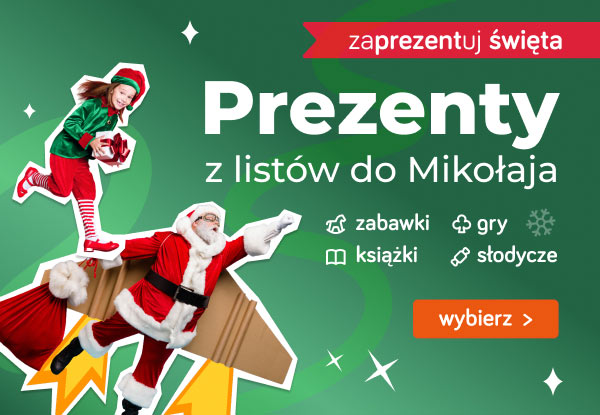 Prezenty na święta dla dzieci znajdziesz w TaniaKsiazka.pl